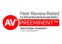 AV Preeminent | Peer Review Rated | For Ethical Standards & Legal Ability | Martindale-Hubbell | From Lexis Nexis